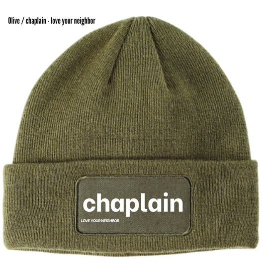 chaplain Love Your Neighbor Beanie
