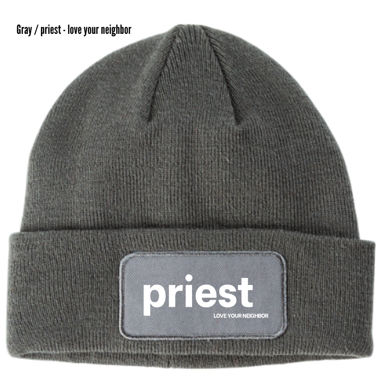 priest Love Your Neighbor Beanie