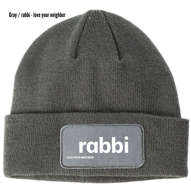 rabbi Love Your Neighbor Beanie
