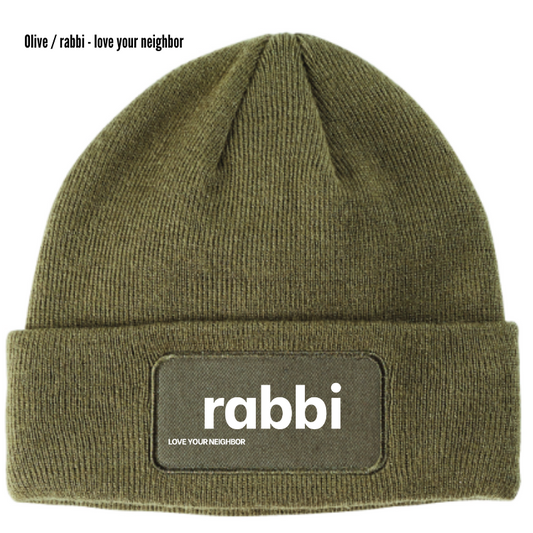 rabbi Love Your Neighbor Beanie