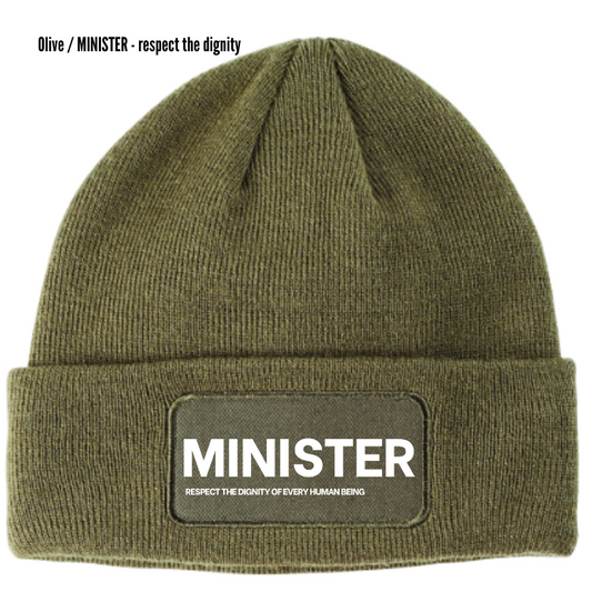 MINISTER Respect the Dignity Beanie