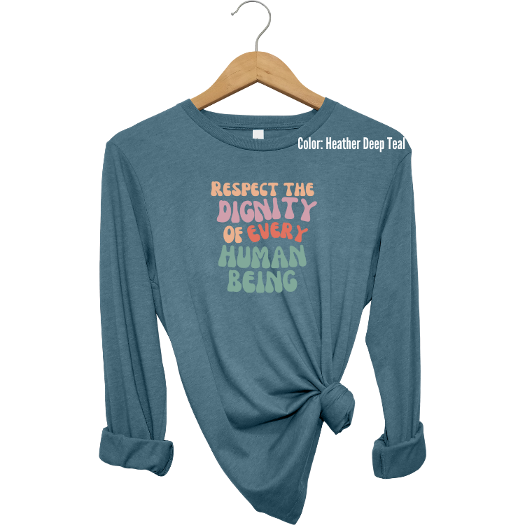 Retro Respect the Dignity Long Sleeve