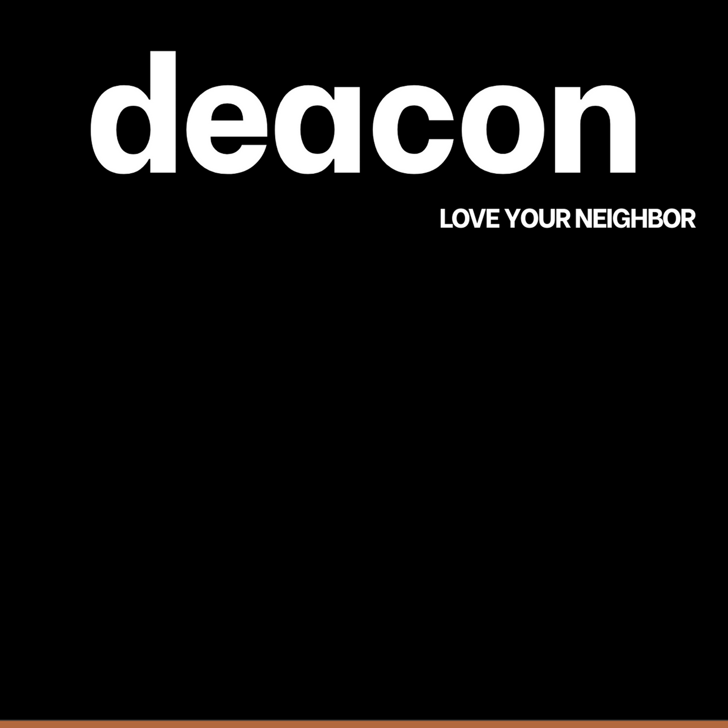 deacon Love Your Neighbor Beanie