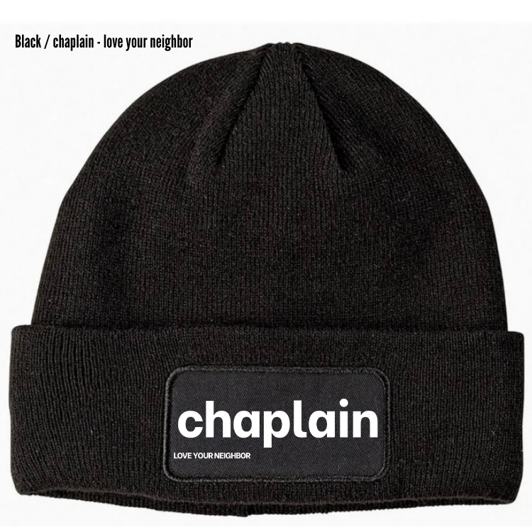 chaplain Love Your Neighbor Beanie