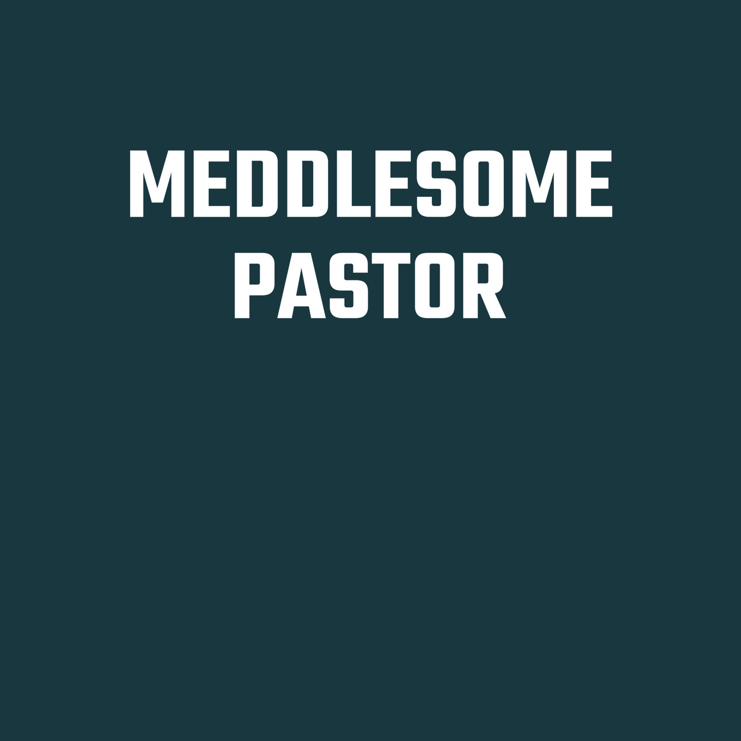 Meddlesome Pastor Long Sleeve