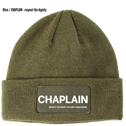 CHAPLAIN Respect the Dignity Beanie