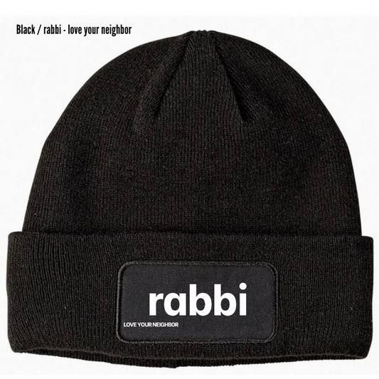 rabbi Love Your Neighbor Beanie
