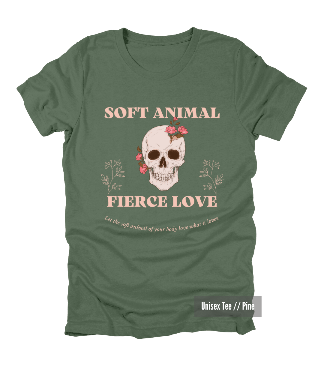 Soft Animal Short Sleeve - Pine