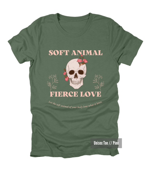 Soft Animal Short Sleeve - Pine