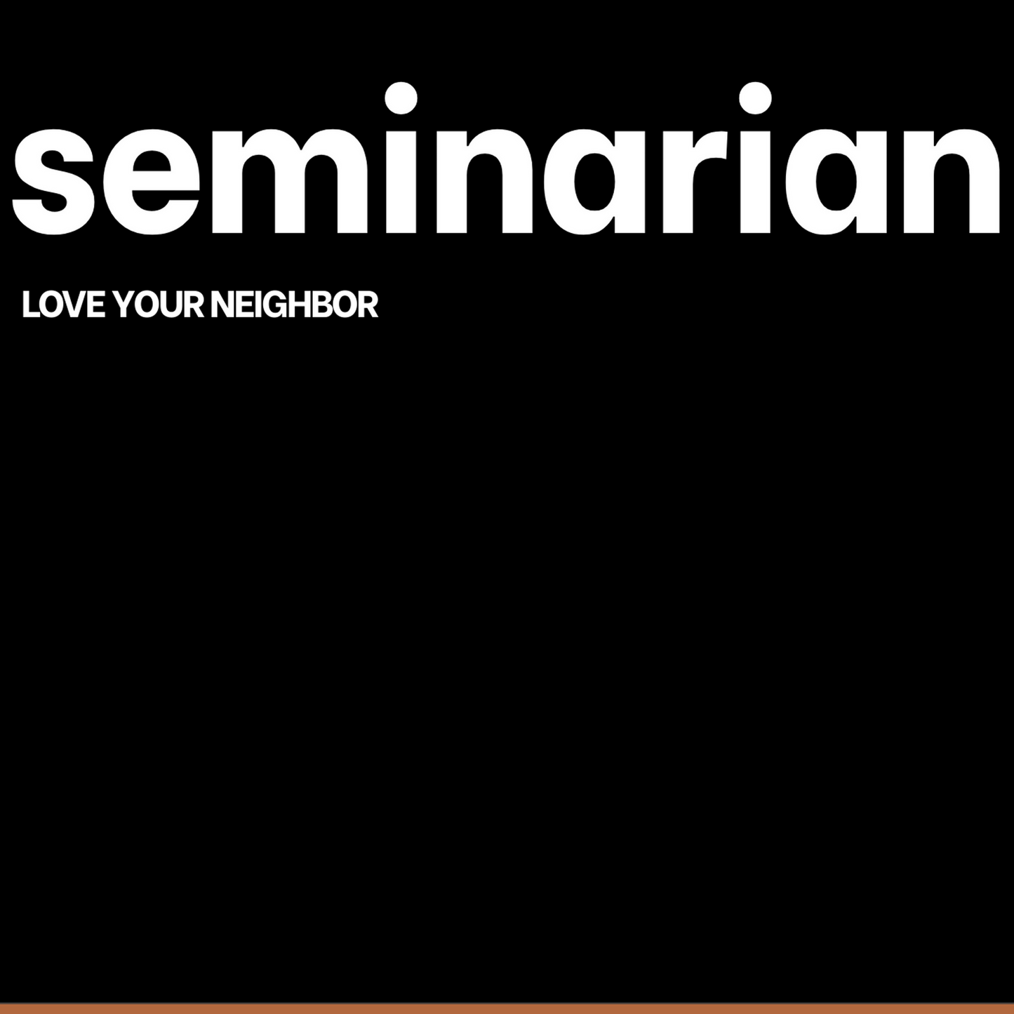 seminarian Love Your Neighbor beanie